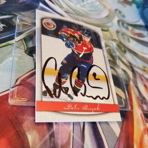 Petr Buzek 2000 topps premier plus #122 signed